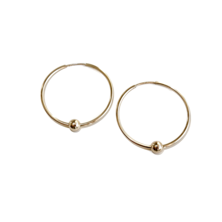Endless Hoops Goldfilled Bead 30 mm | Gnoes