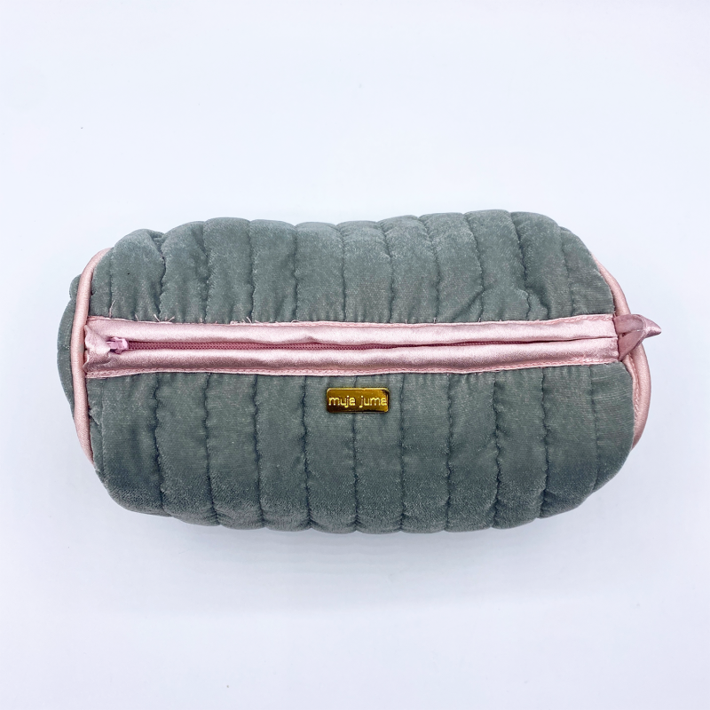Jewelry pouch quilted sage green | Muja Juma