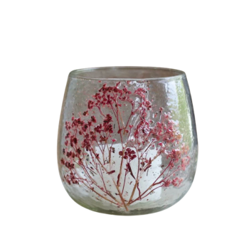 Tealight Red Flower | De Weldaad