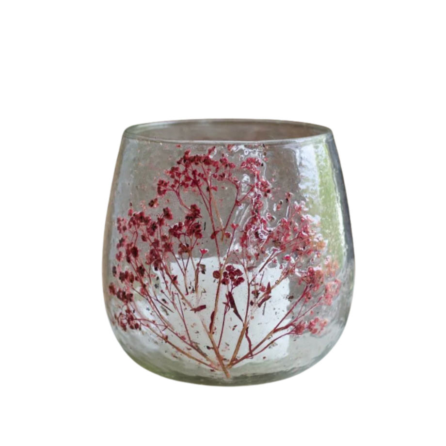 Tealight Red Flower | De Weldaad