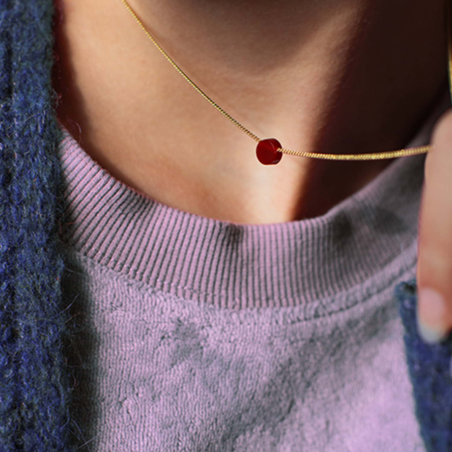 Necklace Mini Dahlia Gold | TURINA