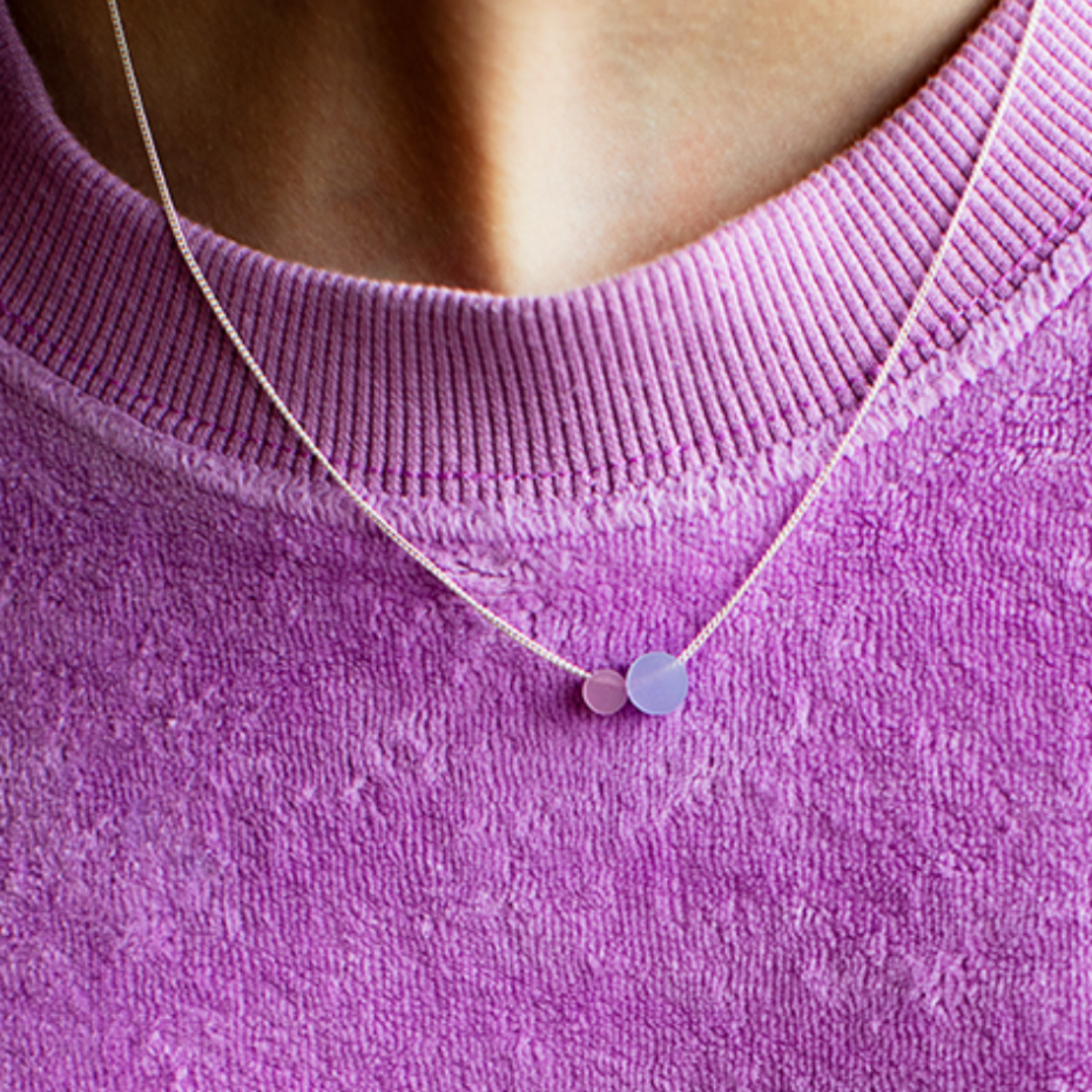 Necklace Mini Lilac Silver | TURINA