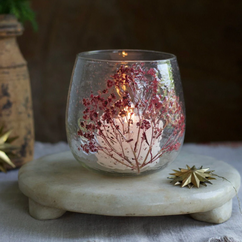 Tealight Red Flower | De Weldaad