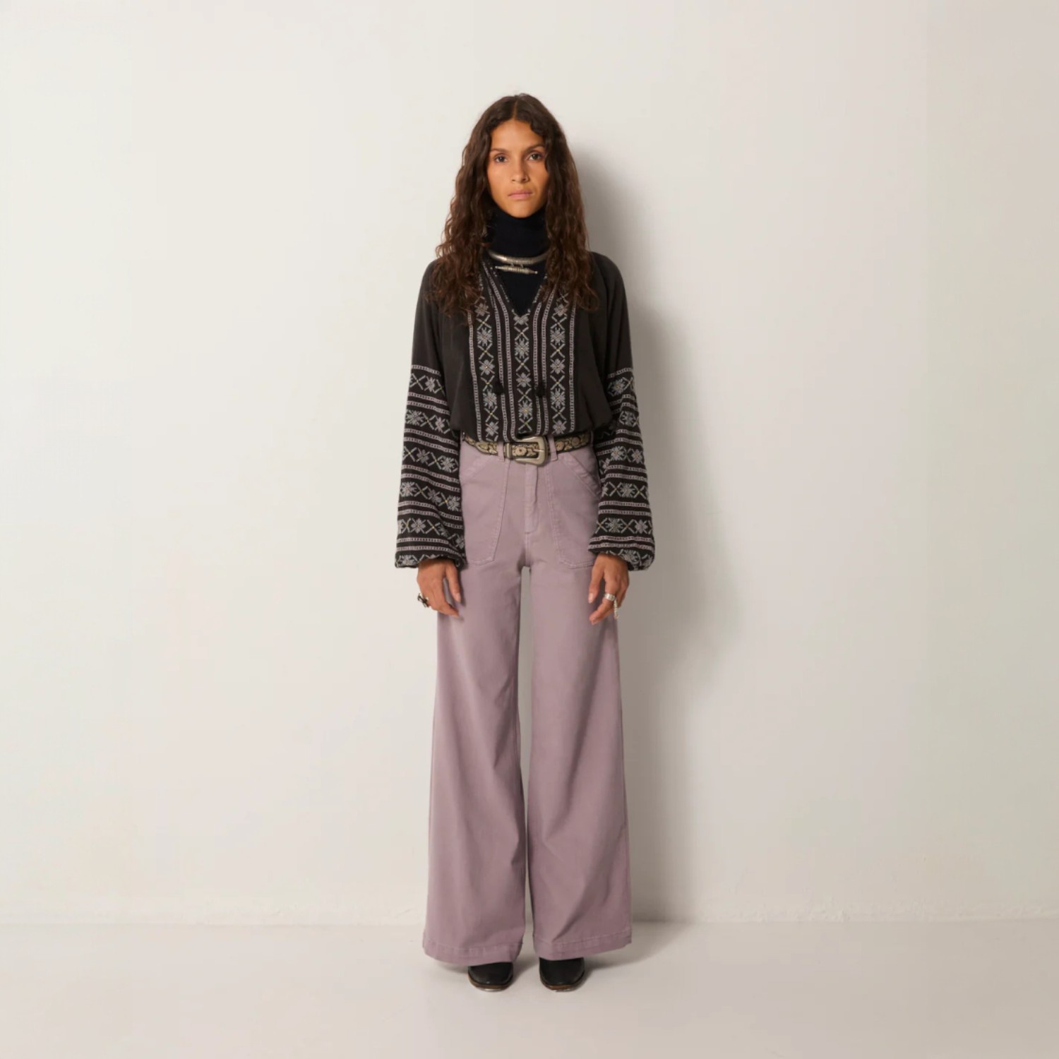 Clyde Pant Lila | Maison Hotel