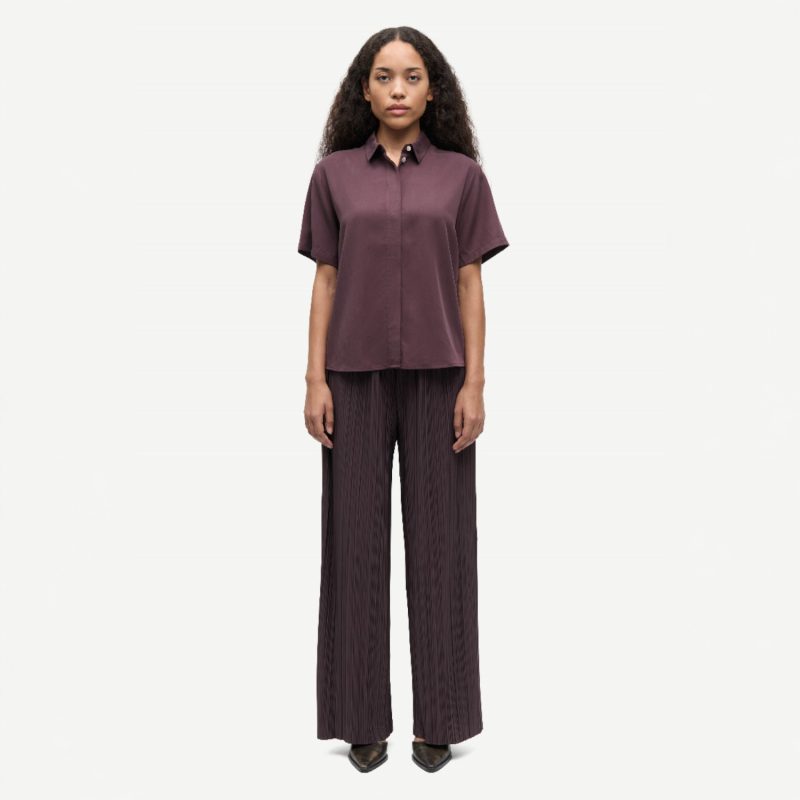 Mina SS Shirt Fudge | Samsoe Samsoe