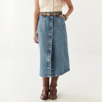 Parton Skirt Western Blue | Maison Hotel