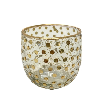 Theelichtje Gouden Stip | De Weldaad