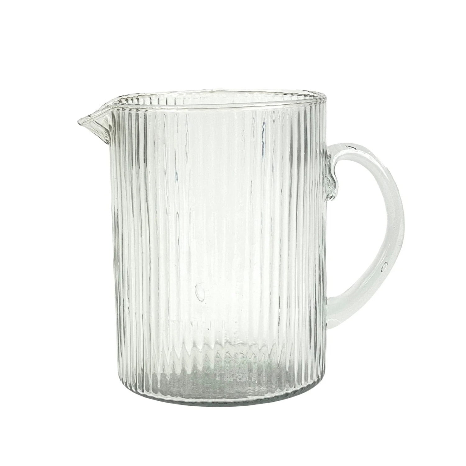 Waterkan Geribbeld Glas | De Weldaad