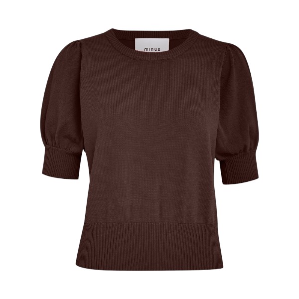 Liva Knit Tee Fudge Purple | Minus