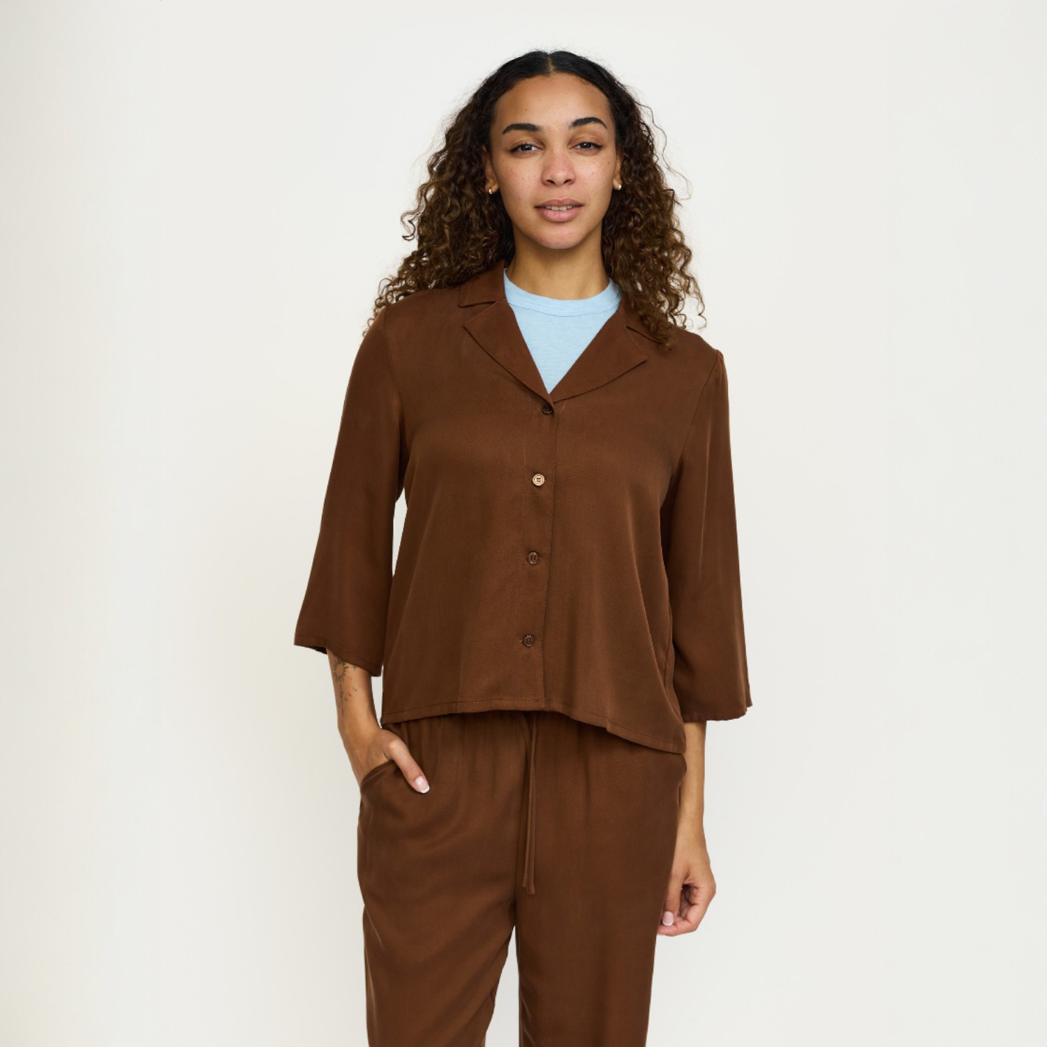 Uma Shirt Downtown Brown | Soft Rebels