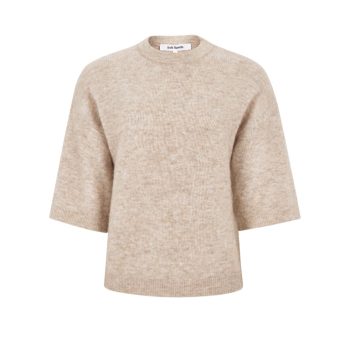 Allison SS Knit Smoke Gray Melange | Soft Rebels