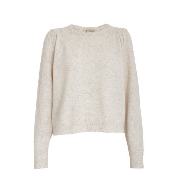 Martine Knit Pullover Gardenia Melange | Peppercorn