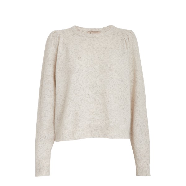 Martine Knit Pullover Gardenia Melange | Peppercorn