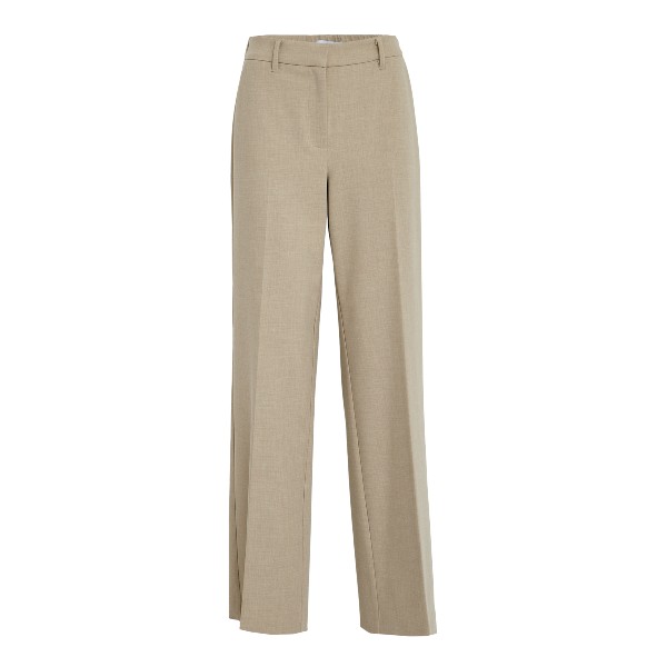 Welma Mid Waist Pants Sand Grey | Minus