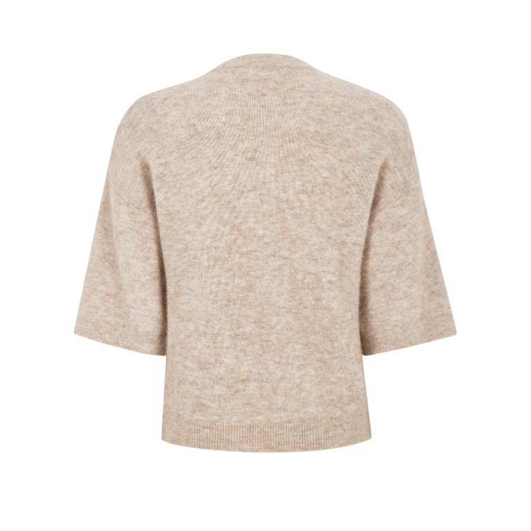 Allison SS Knit Smoke Gray Melange | Soft Rebels