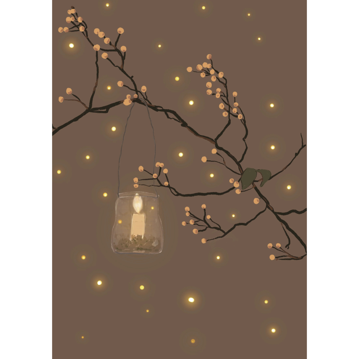 A4 Poster Candle Tree | Studio Veldman