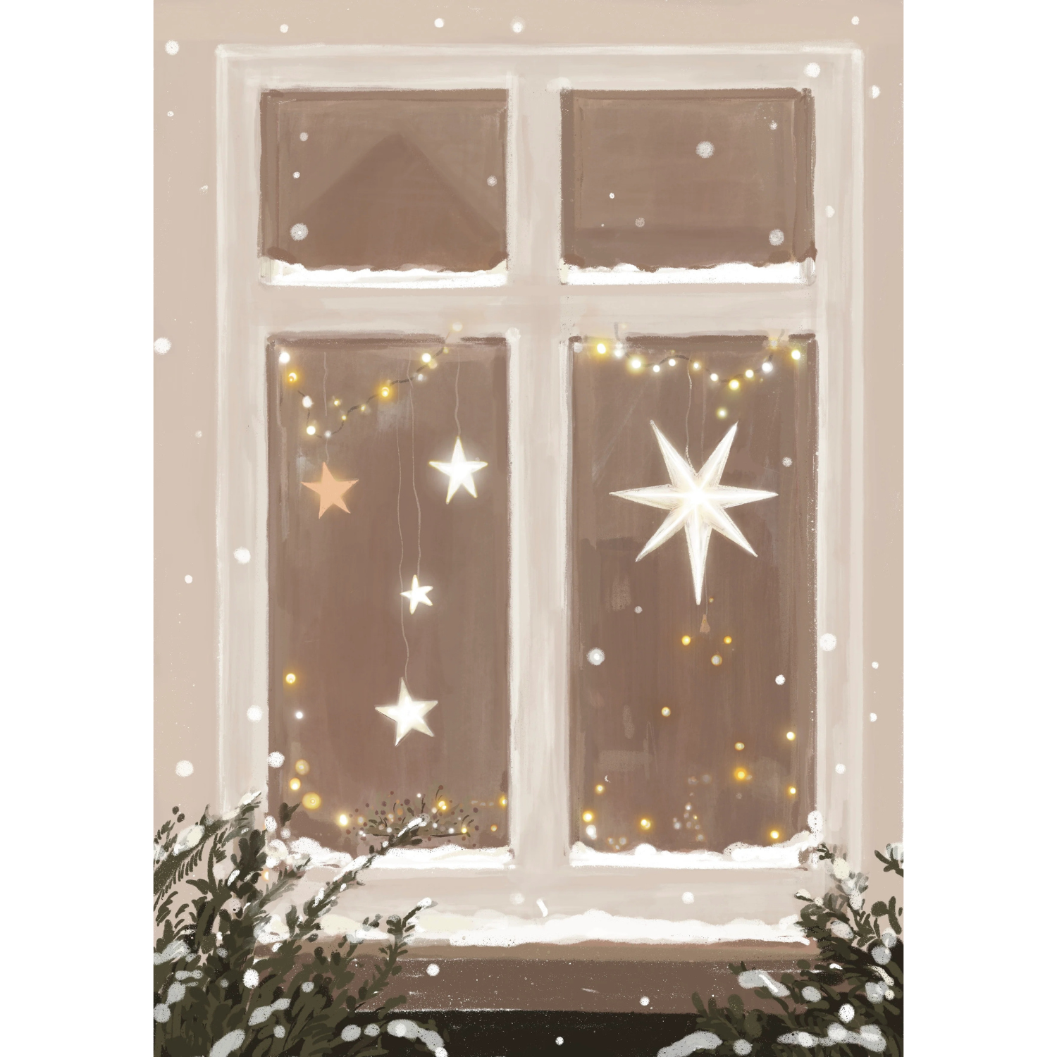 A4 Poster Christmas Window | Studio Veldman