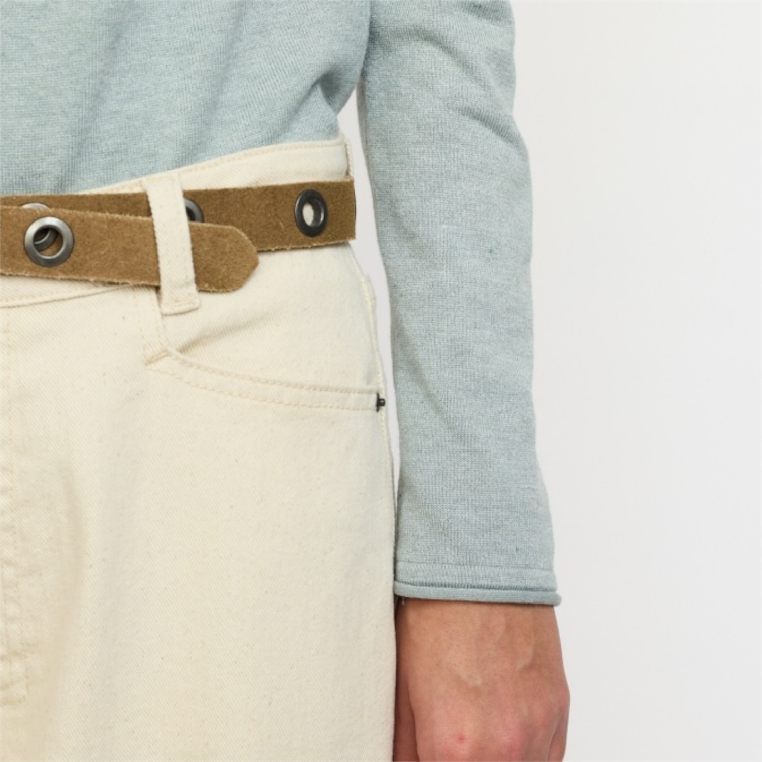 Marla O-neck Knit Roll Edge Abyss | Soft Rebels