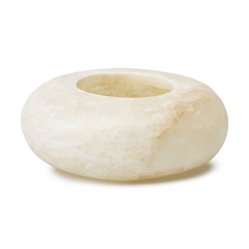 Waxinelichthouder Ufo Wit | Alabaster Home Interior