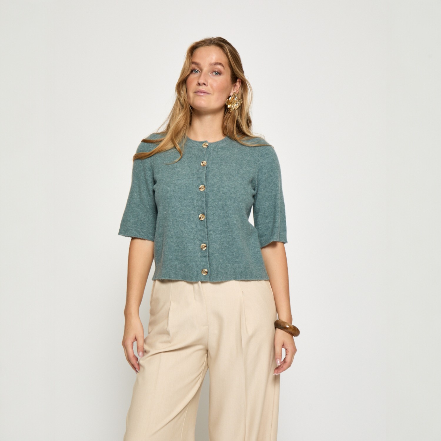 Jana Knit Cardigan North Atlantic | Minus