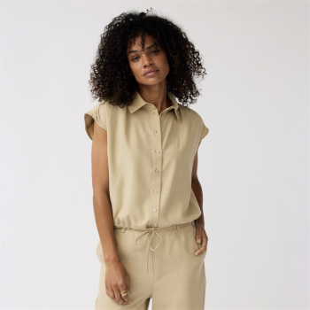 Flora Blouse Sand | Alchemist