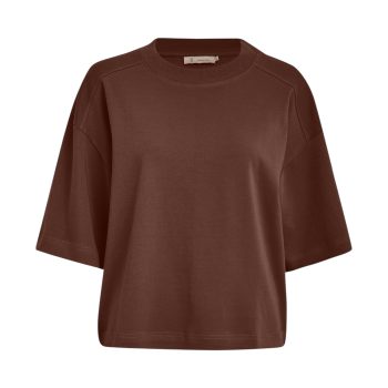 Fiola GOTS T-shirt Cherry Mahogany | Peppercorn