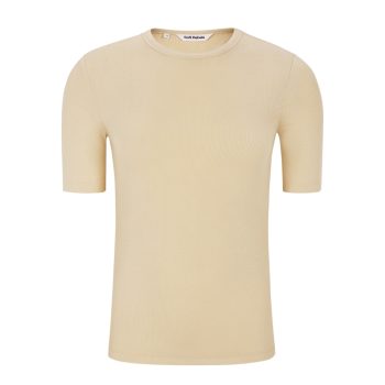 Fenja Short Sleeve Top Wood Ash | Soft Rebels