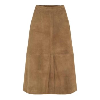 Petra Suede Skirt Sepia | Soft Rebels