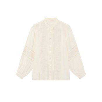Virginia Blouse Ivory Whisper | Maison Hotel
