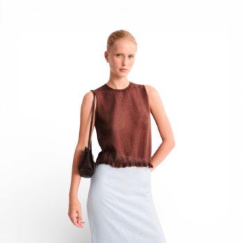 Mirri Sleeveless Top Brown | Mus & Bombon