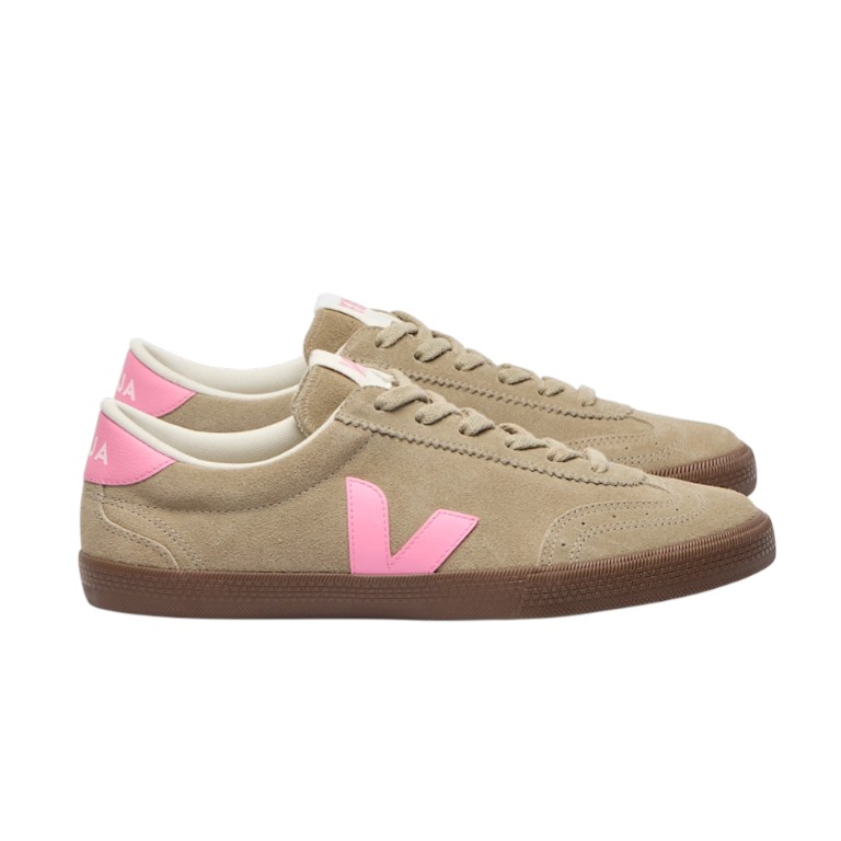 Volley Suède Taupe Malibu Bark | VEJA