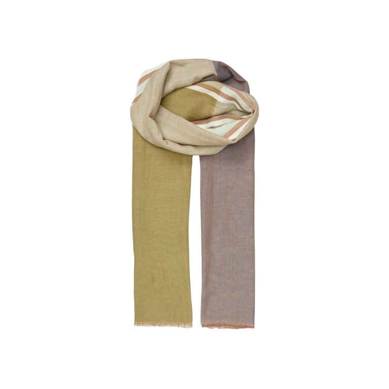 Kikko Cowea Scarf Khaki Green | Becksöndergaard