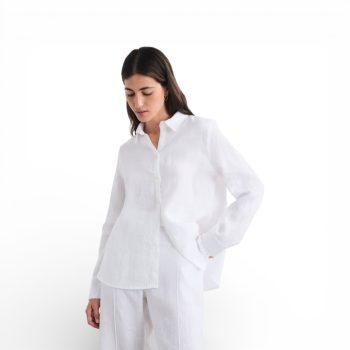 Aurora Long Sleeve Shirt White | Mus & Bombon