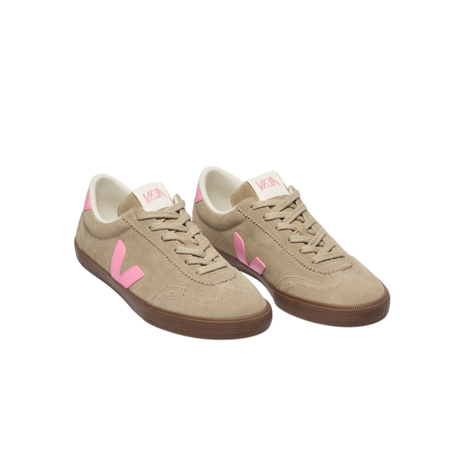 Volley Suède Taupe Malibu Bark | VEJA