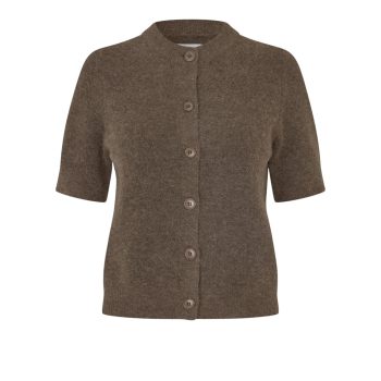 Sanoura SS Cardigan Brown | Samsoe Samsoe
