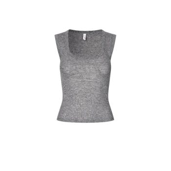 Sadou Tank Top Grey Melange | Samsoe Samsoe