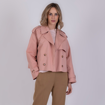 Aosta Trenchcoat Old Pink | The Clothed