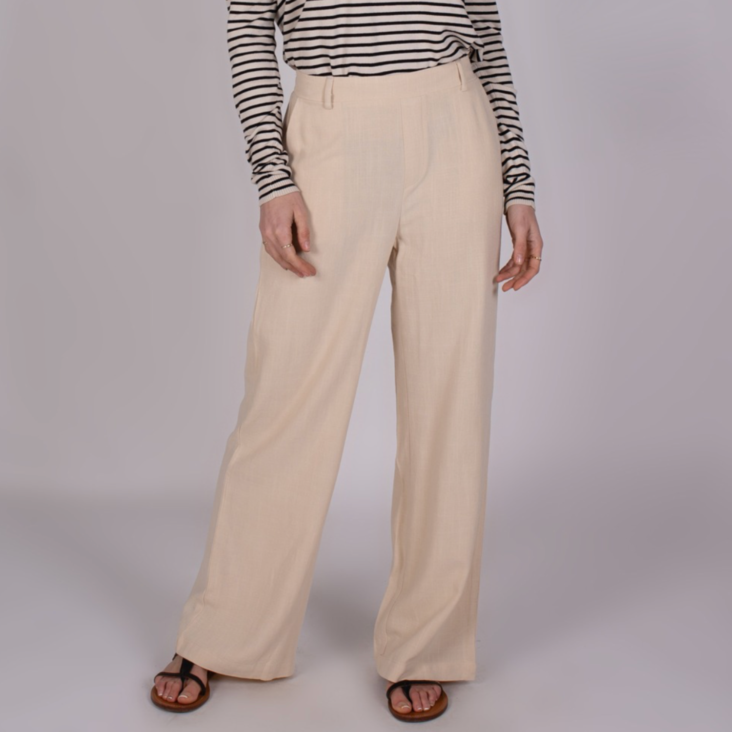 Istanbul Linen Pants Perfectly Pale | The Clothed