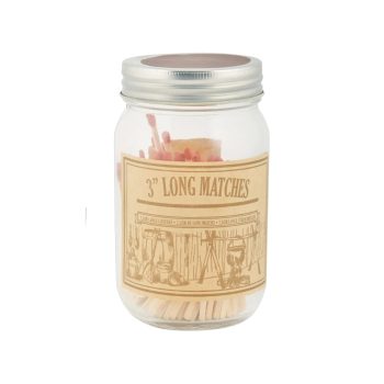 Lucifers in glazen pot | Esschert Design