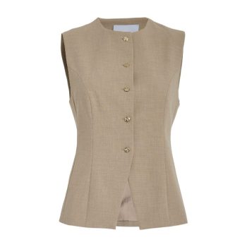 Famey Vest Sand Grey | Minus