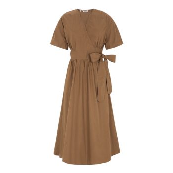 Halen Midi Dress Bison | Soft Rebels