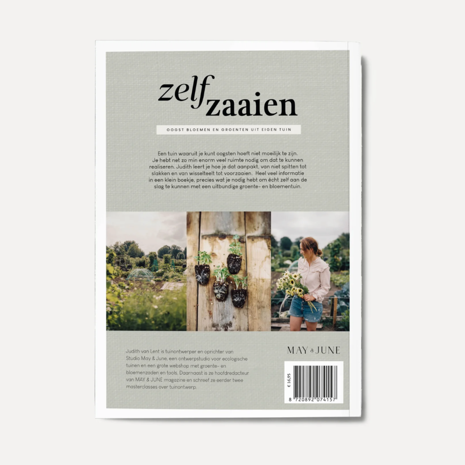 Boek 'Zelf Zaaien' - Oogst bloemen en groenten uit eigen tuin | May & June