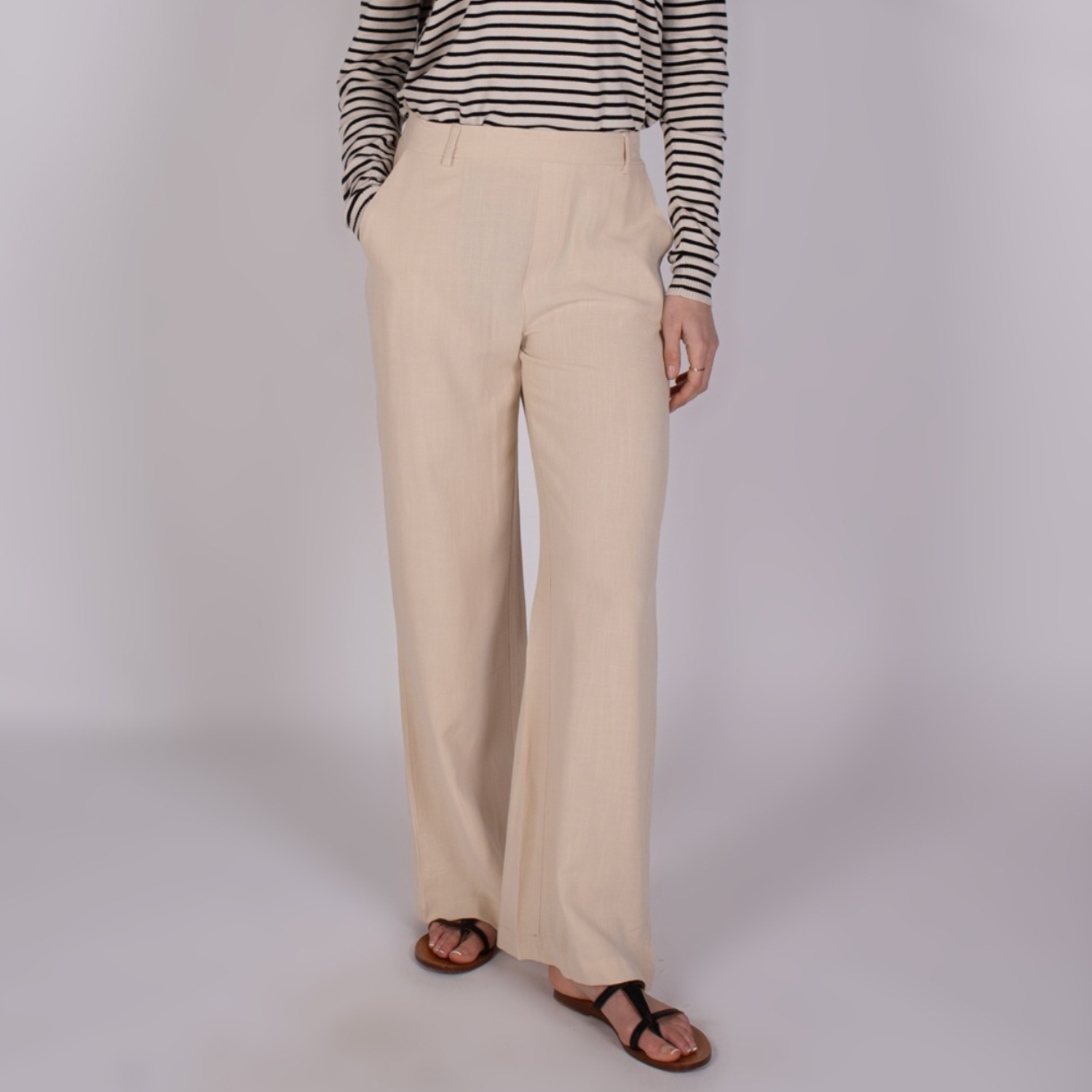 Istanbul Linen Pants Perfectly Pale | The Clothed