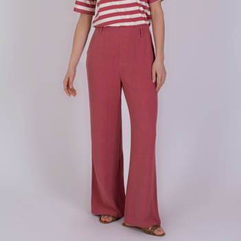 Istanbul Linen Pants Raspberry | The Clothed
