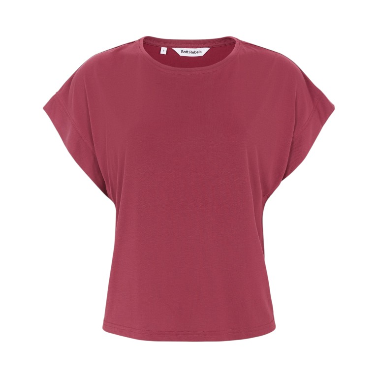 Ella Boxy T-Shirt Burnt Russet | Soft Rebels