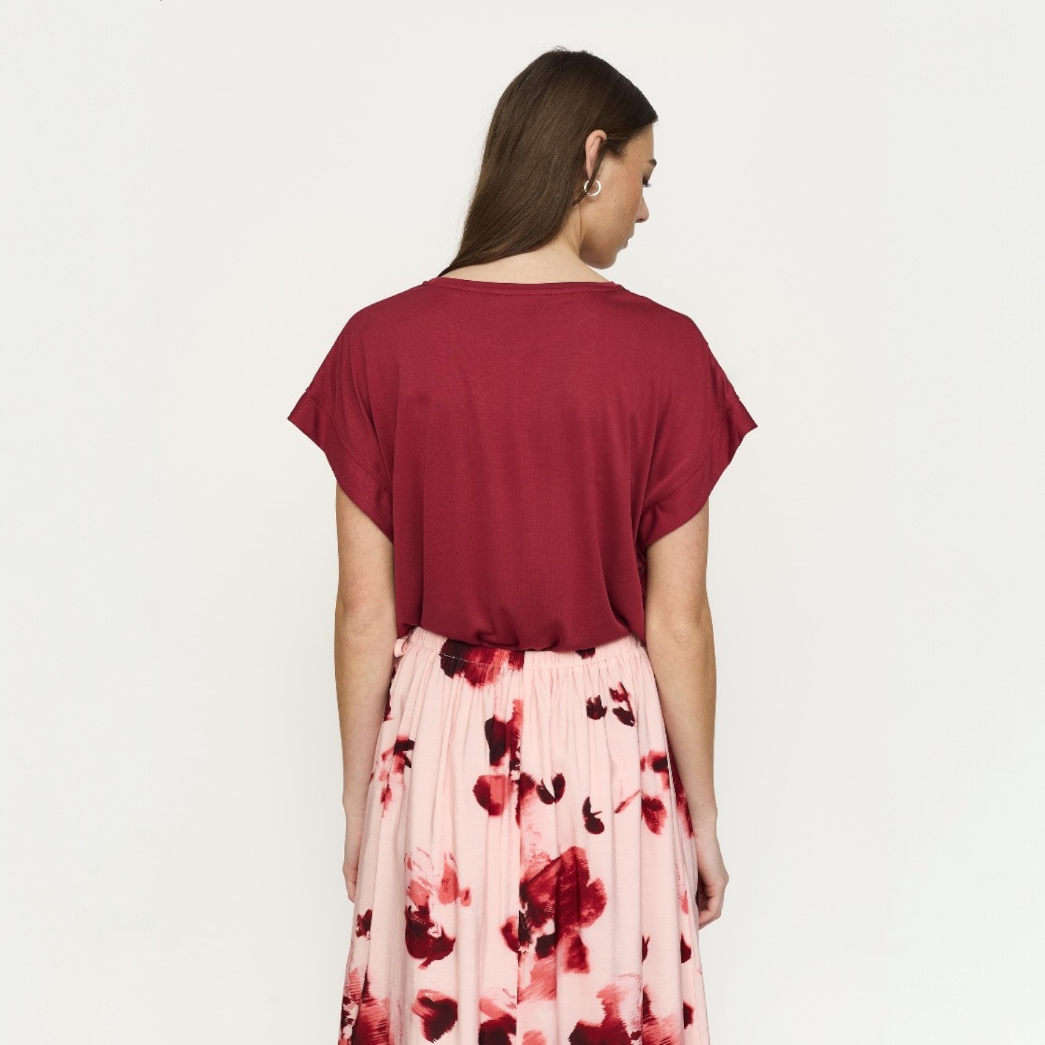 Ella Boxy T-Shirt Burnt Russet | Soft Rebels