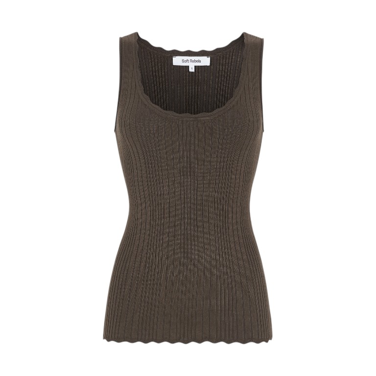 Aitla Top Knit Slate | Soft Rebels