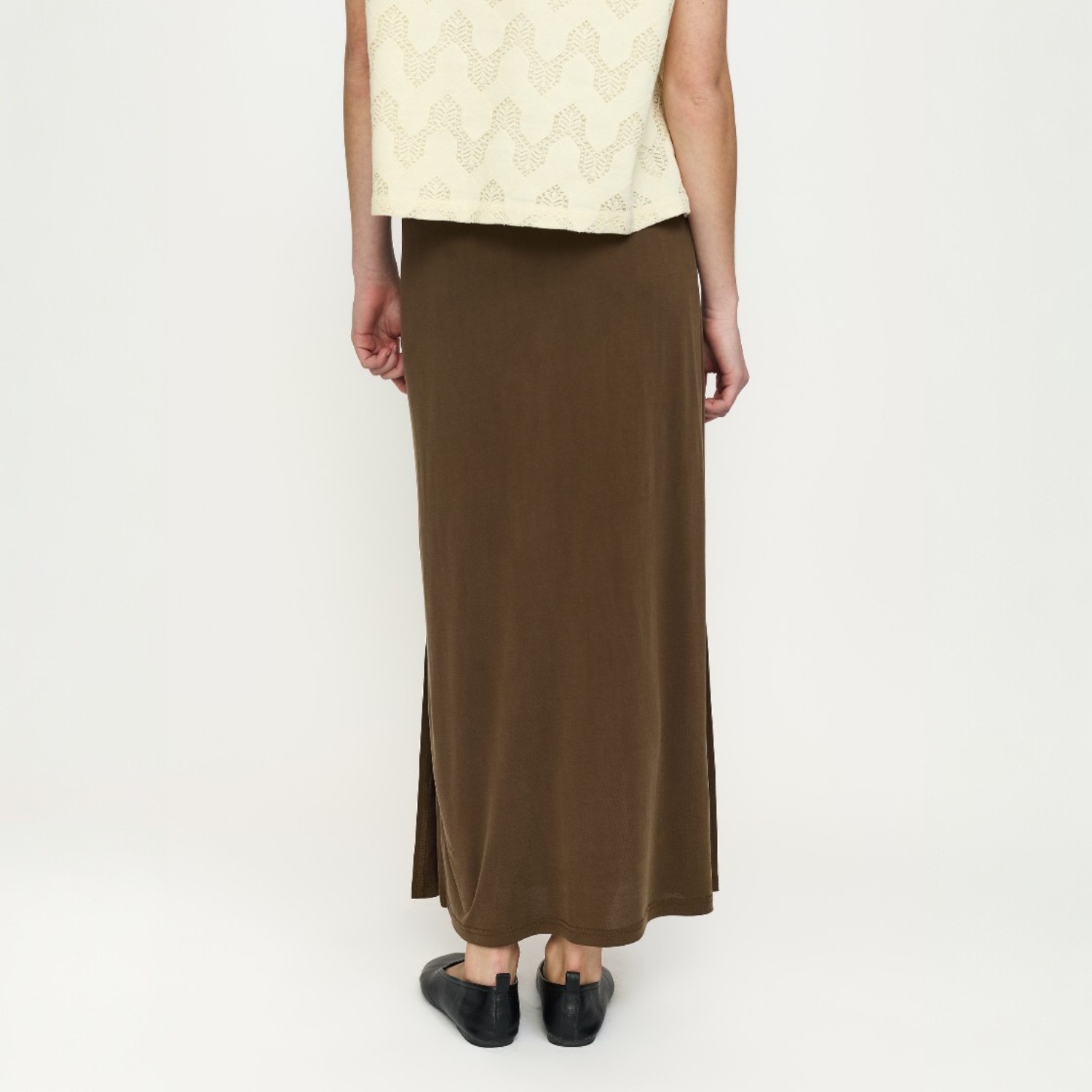 Ella Midi Skirt Slate | Soft Rebels
