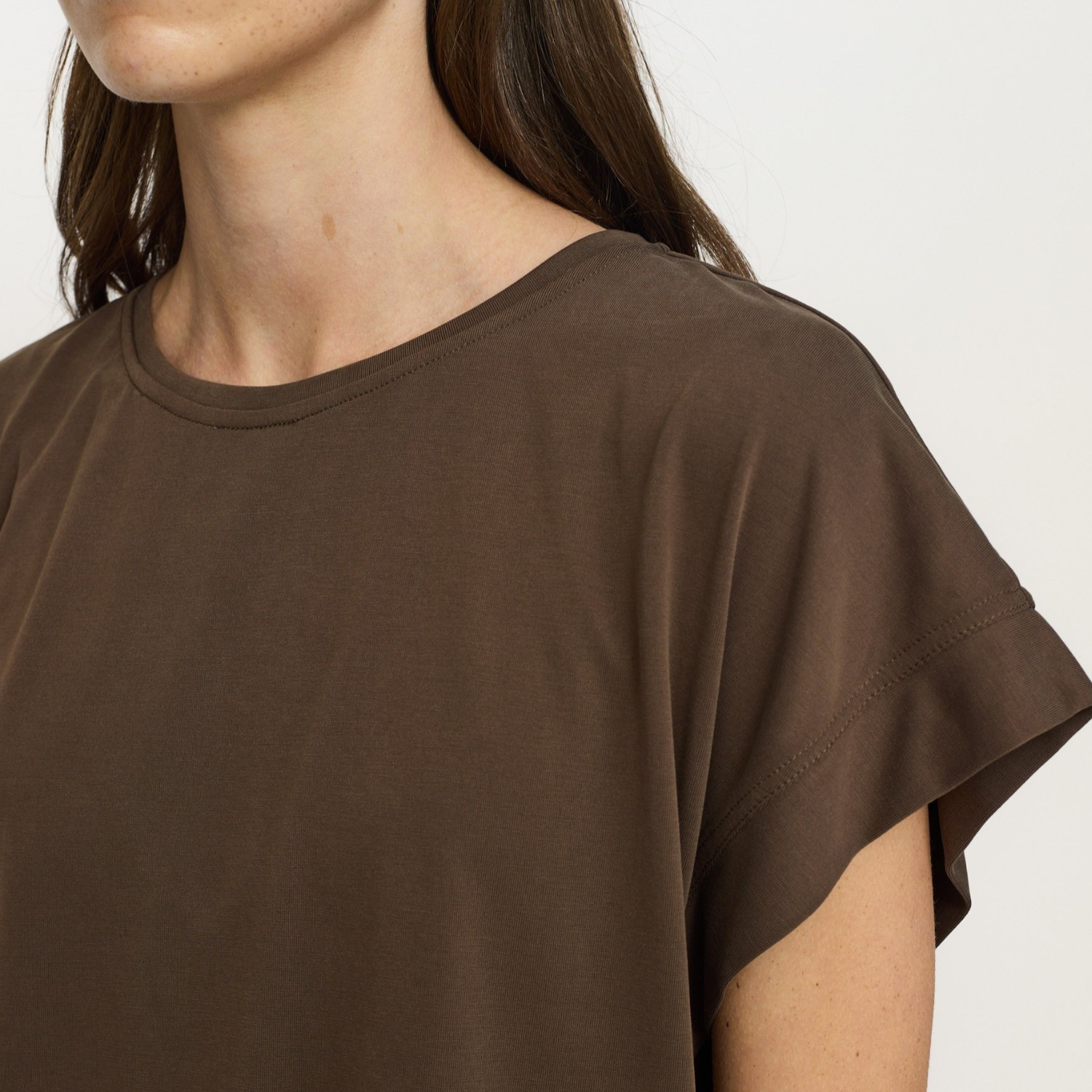 Ella Boxy T-Shirt Slate | Soft Rebels