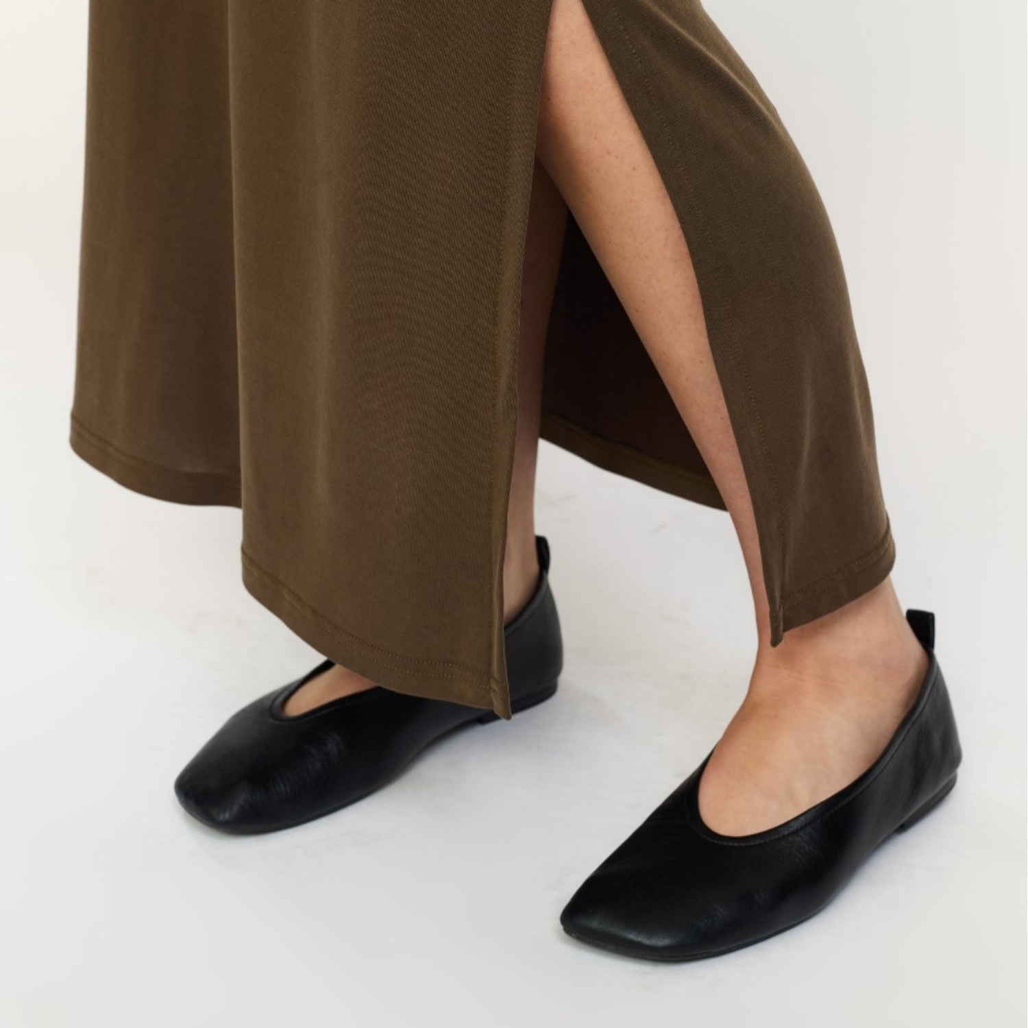 Ella Midi Skirt Slate | Soft Rebels